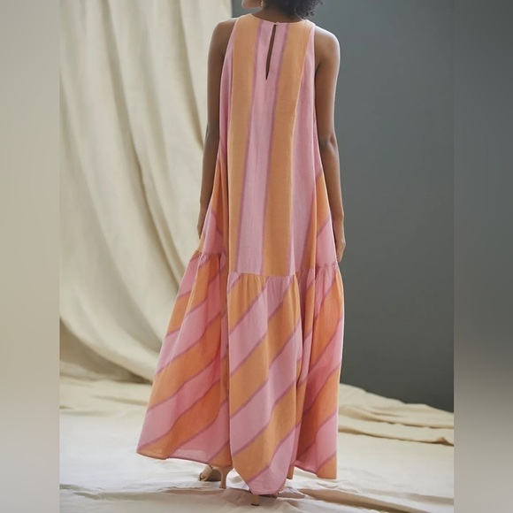 Devotion TWINS Dresses & Skirts - Anthropologie Devotion Twins Waistless Crewneck Maxi 100% Cotton Dress Size OS